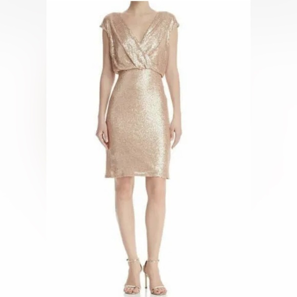 Tadashi Shoji Sequin Dress M - Picture 1 of 8